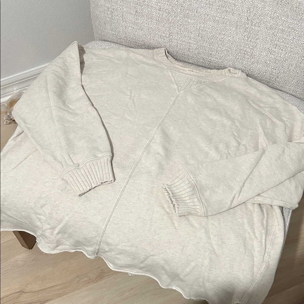 Aerie Cream Sweatshirt